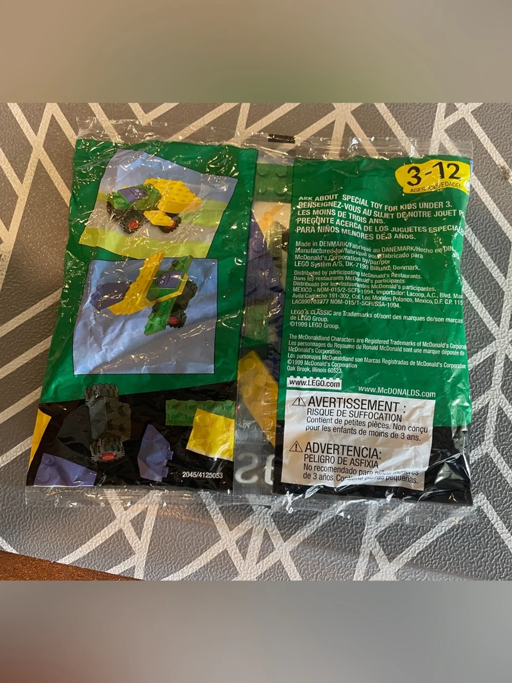 NEW Sealed McDonalds LEGO CLASSIC #5 Grimace & #6 Fry Guy